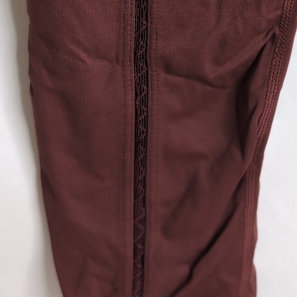 LOLE Mid Rise Ankle Leggings with lace detail, Size S - Picture 4 of 7